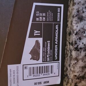 EUCUnder Armour basketball shoes. Sz 1 youth